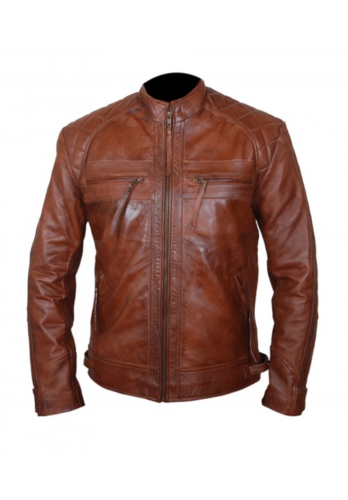 Men's Fashion Diamond Shoulder Jacket